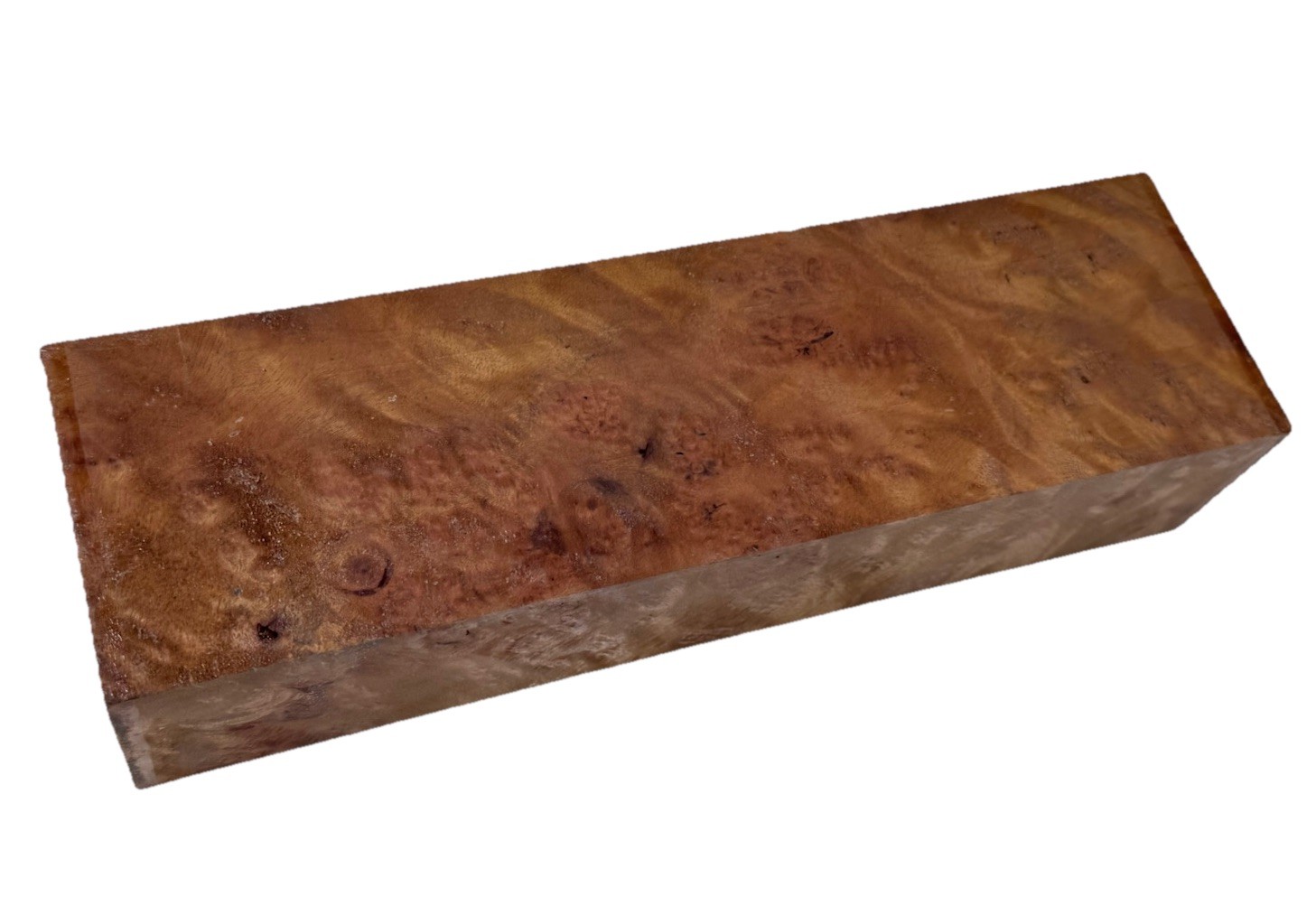 Camphor Burl wood block 11″ x 3-3/16” x 2-1/4″ (c71) Dried Craft Block