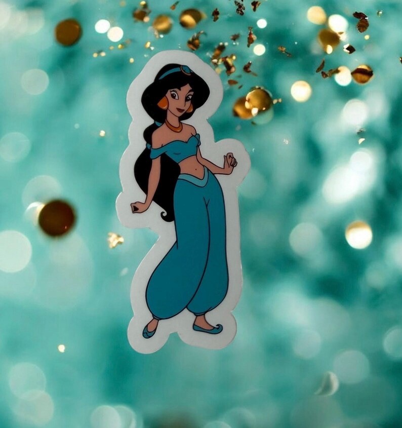 Sticker Pack | Aladdin | Jasmine | Genie | Clear