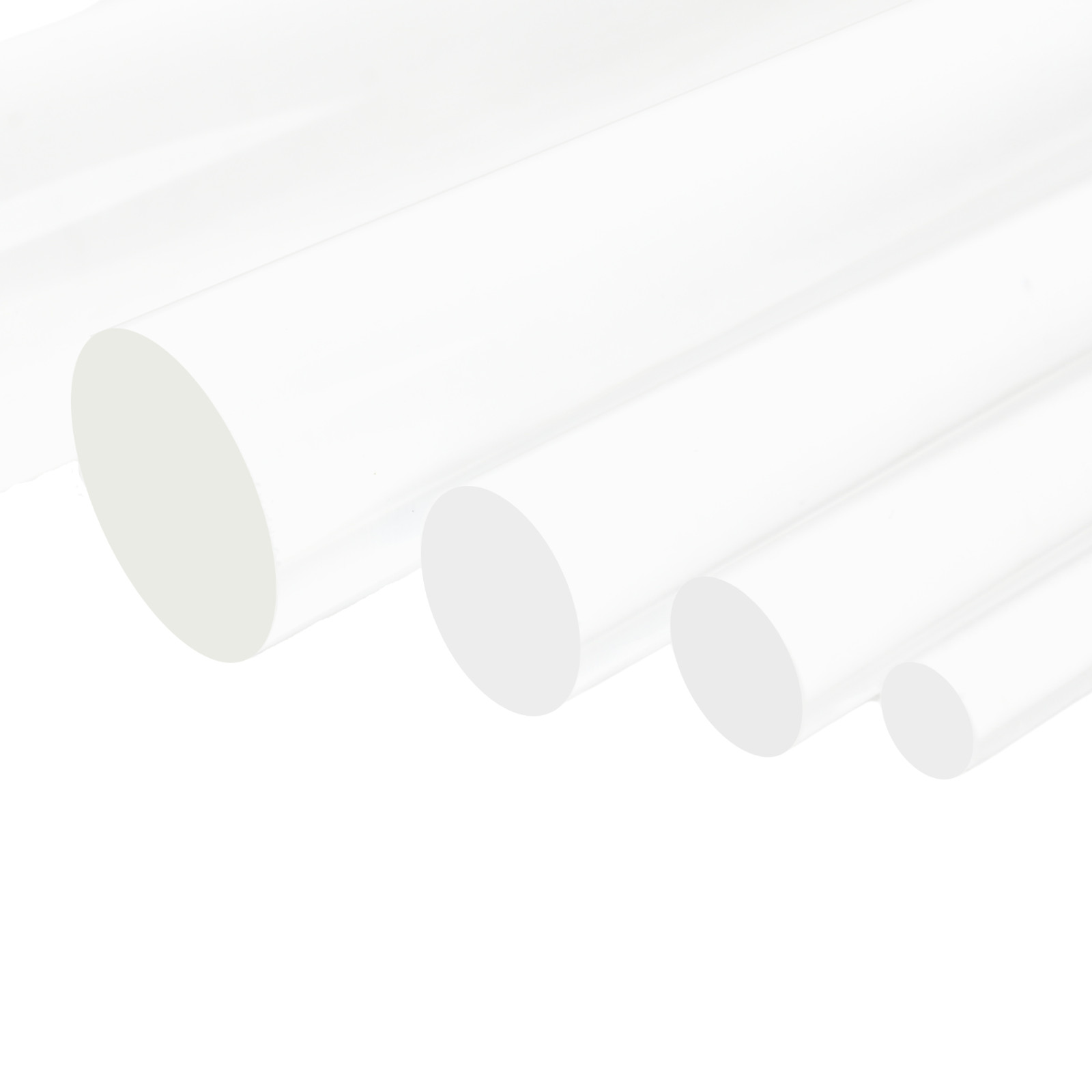 Clear Cast Acrylic Rod , Choose Size 1/4″ to 4″ Diameter; 1 ft. to 5 ft. Lengths