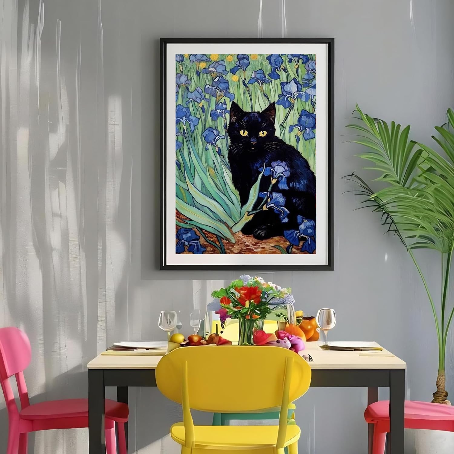 5D Diamond Painting Kits for Adults, Black Cat Diamond Art for Beginners, DIY…