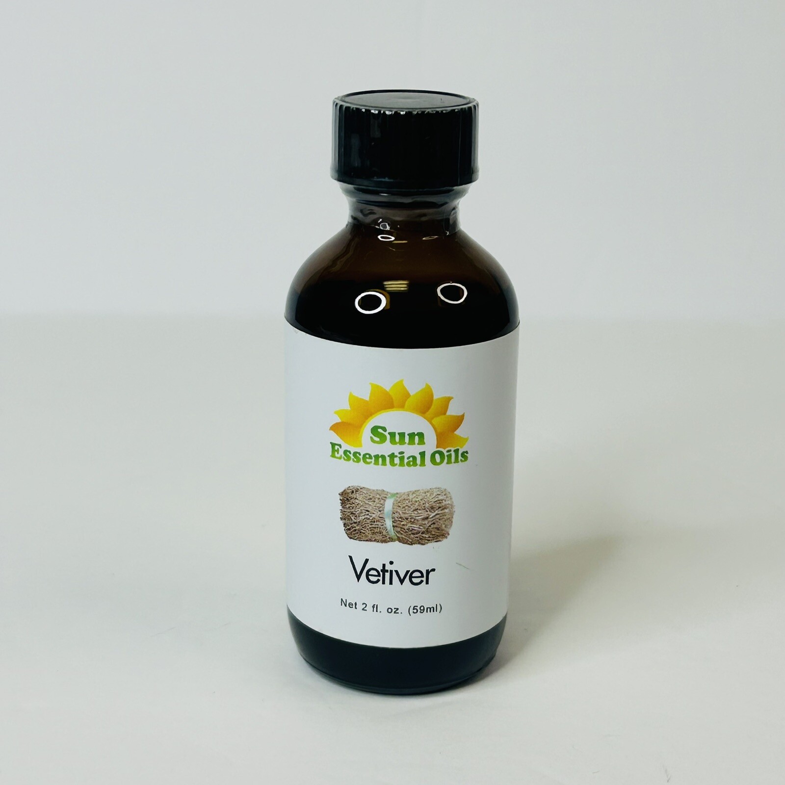 Vetiver Fragrance Sun Essential Oil 2 Fl Oz New Sealed