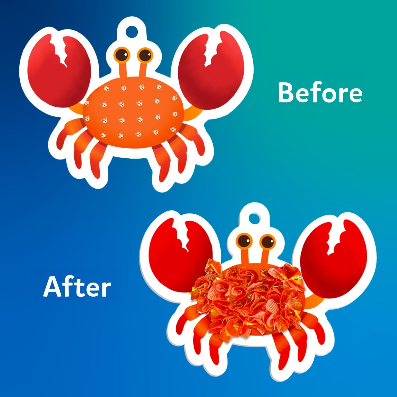 Underwater Animals Wood Craft Kit – DIY Art for Kids, Screen-Free Fun, Ages 4-9