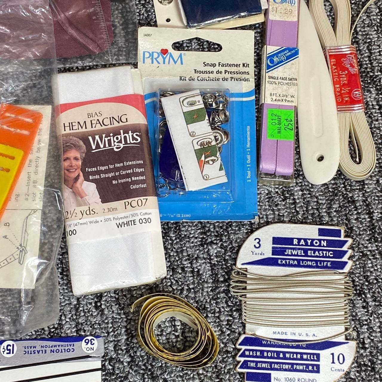 Singer Wrights Vintage Sewing Notions Lot Unisex OS Mixed Retro Craft Supplies