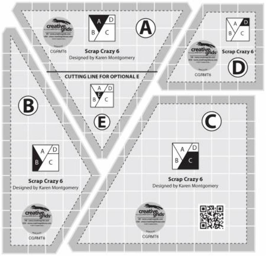 Creative Grids Scrap Crazy 6″