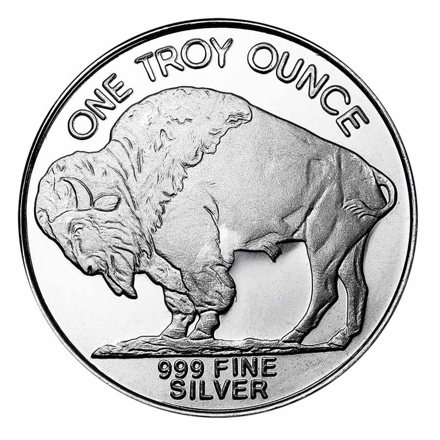 1 OZ SiLver Buffalo Round (.999) Fine SiLver Indian Head Design Bullion C0in 🔥
