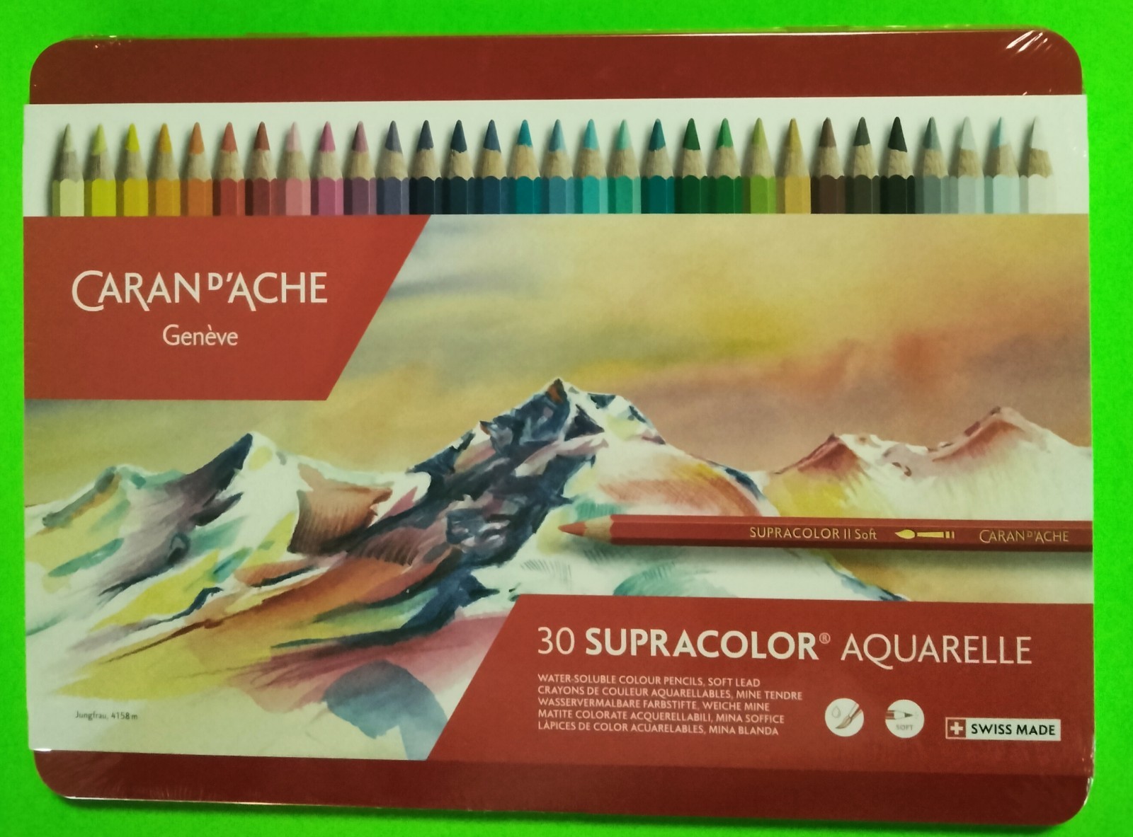CARAN D’ACHE 30 SUPRACOLOR II AQUARELLE~SOFT~SWISS MADE~BID@$29.99~COLOR UR DAYZ