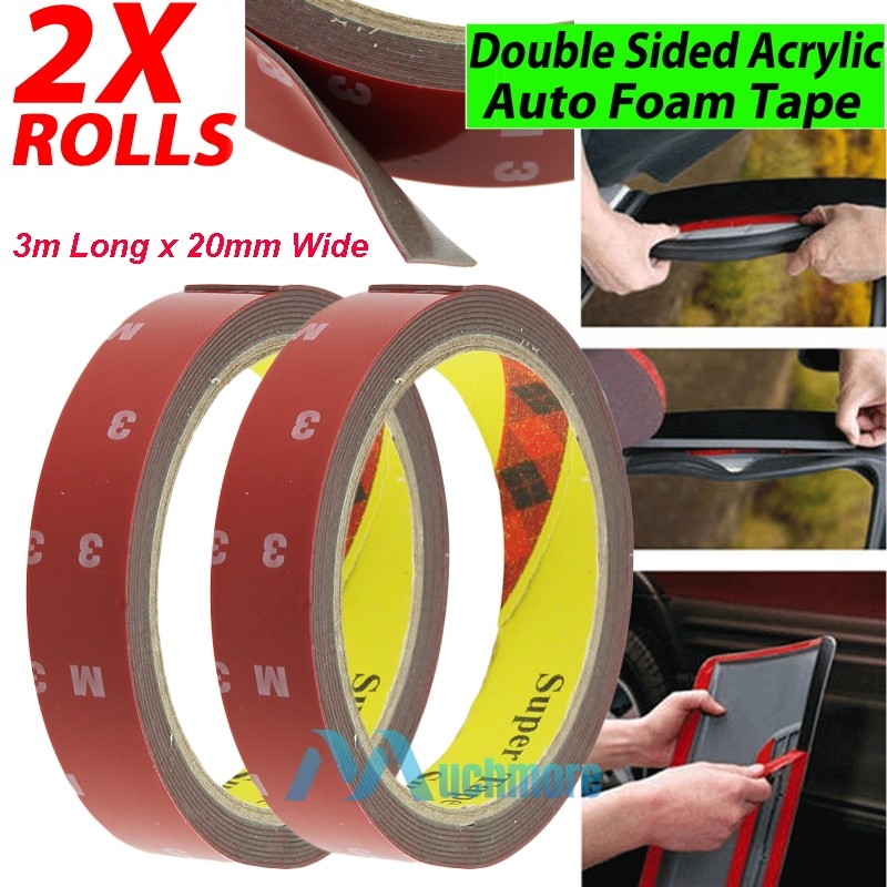 Double Sided Tape Heavy Duty Acrylic Foam Mounting Tape for Car, Home and Office