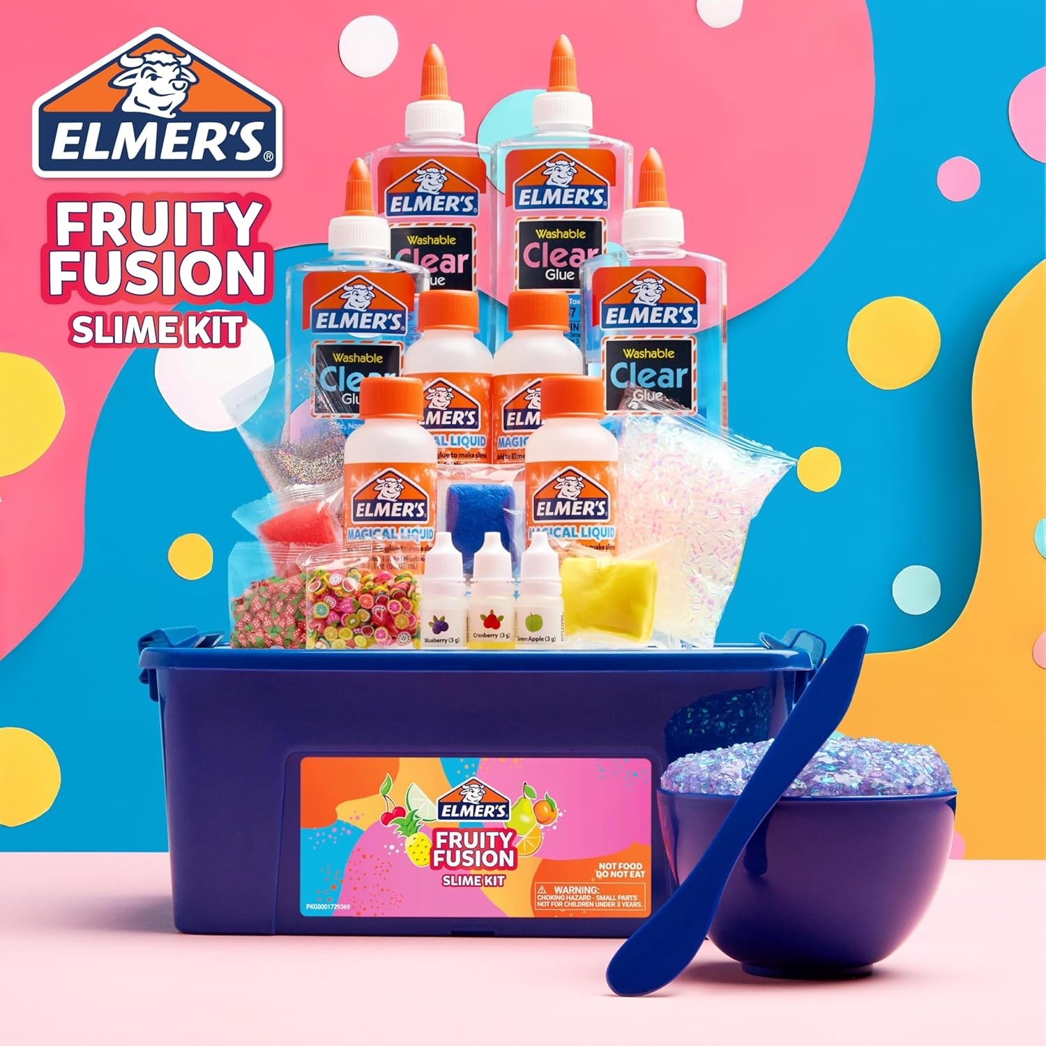 Fruity Fusion Slime Making Kit – Non-Toxic Fun for Kids with Scents & Colors
