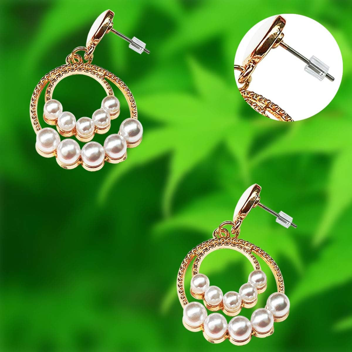 1000Pcs Silicone Earring Backs, Soft Clear Ear Safety Back Clutch Stopper Replac