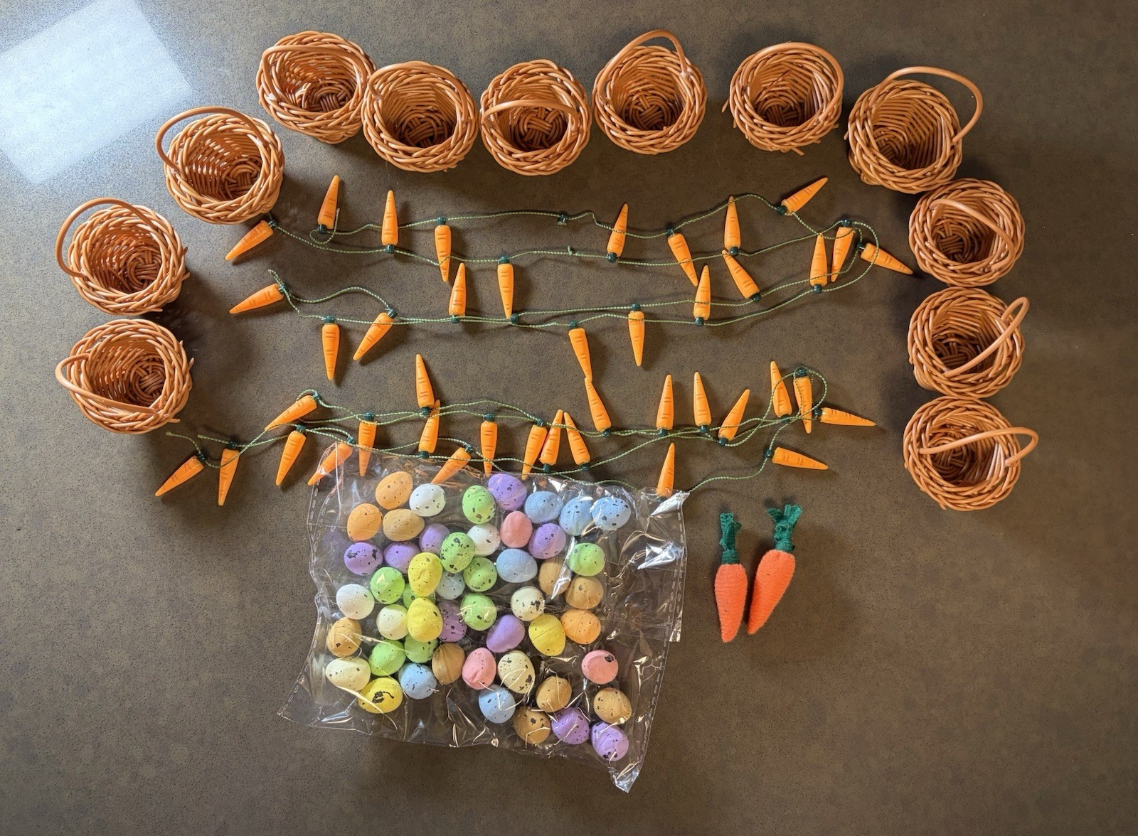 Easter Craft Lot Baskets Eggs Carrots Crafts Decorations Easter Spring