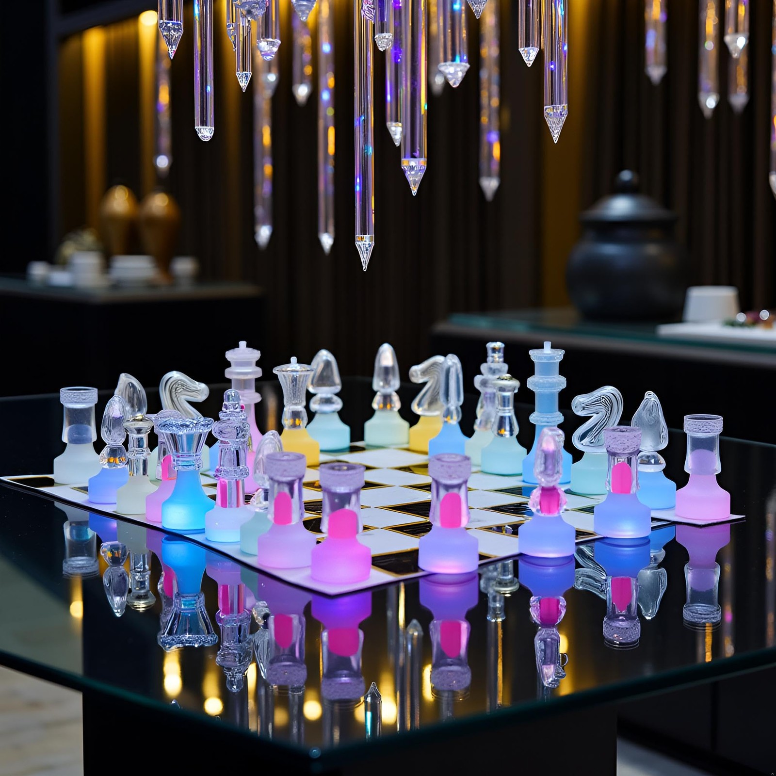 1 Set Chess Mold for Resin Silicone Chess Resin Mold Chess Crystal Epoxy Cast…
