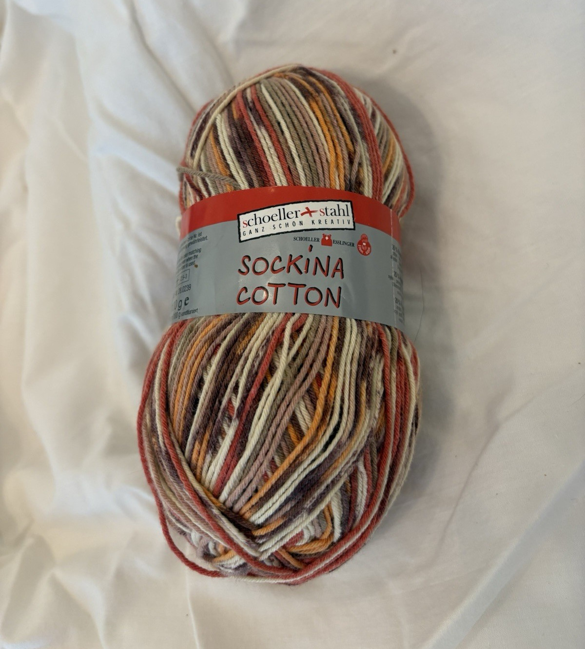 Schoeller+Stahl Sockina Cotton Sock Yarn Super Fine Multicolor Cotton Blend