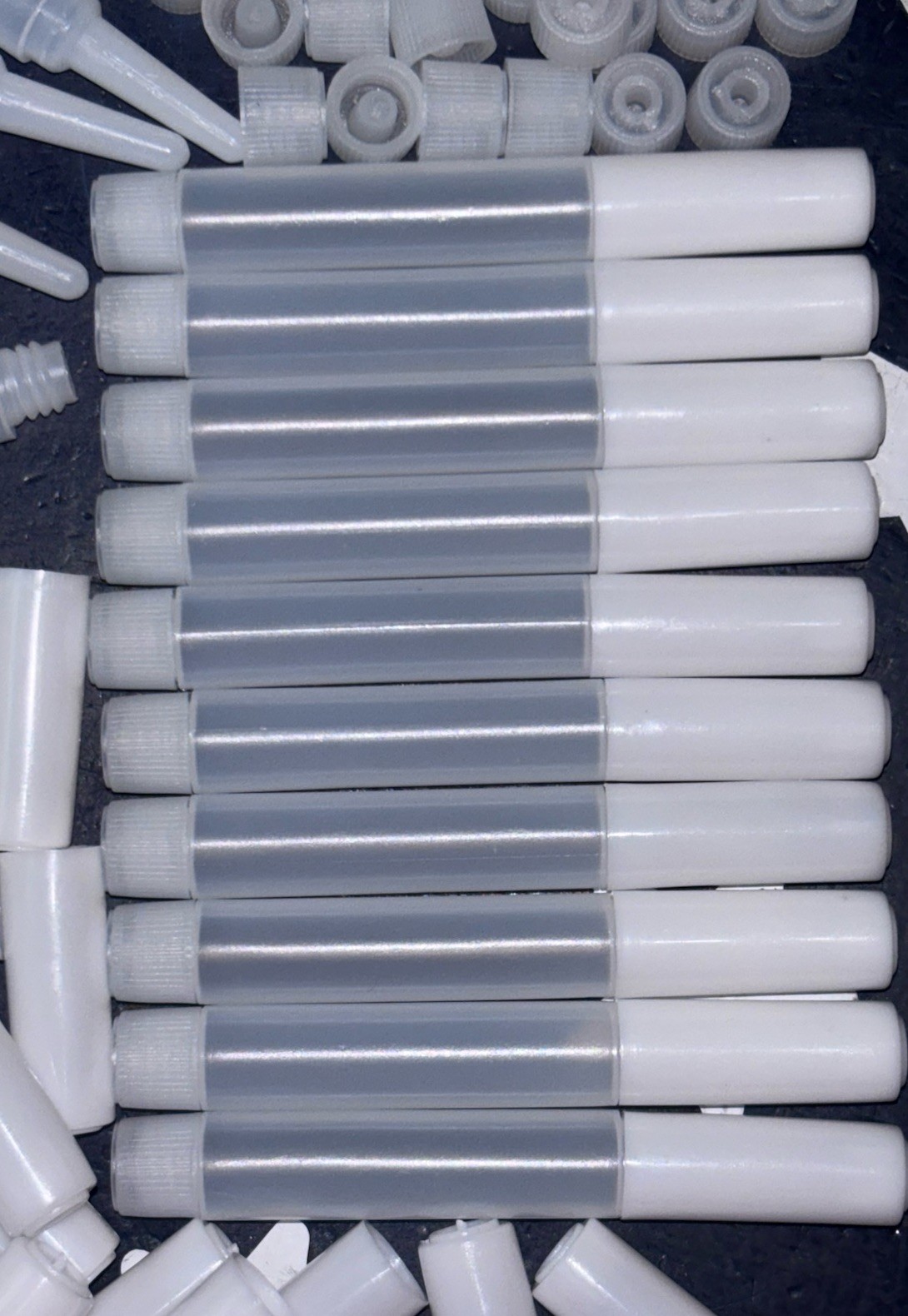 50 Sets 2ml Empty Plastic Squeeze Dropper Bottle Oils Glue Lubes Liquid Dropper