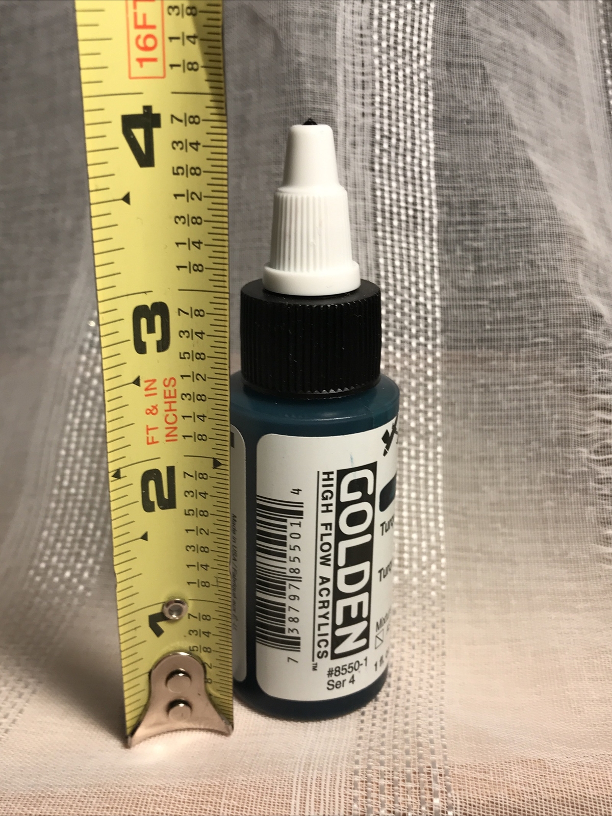 Golden High Flow Acrylic 1oz Turquoise Mixture Airbrush Pen Paint Marker Brush