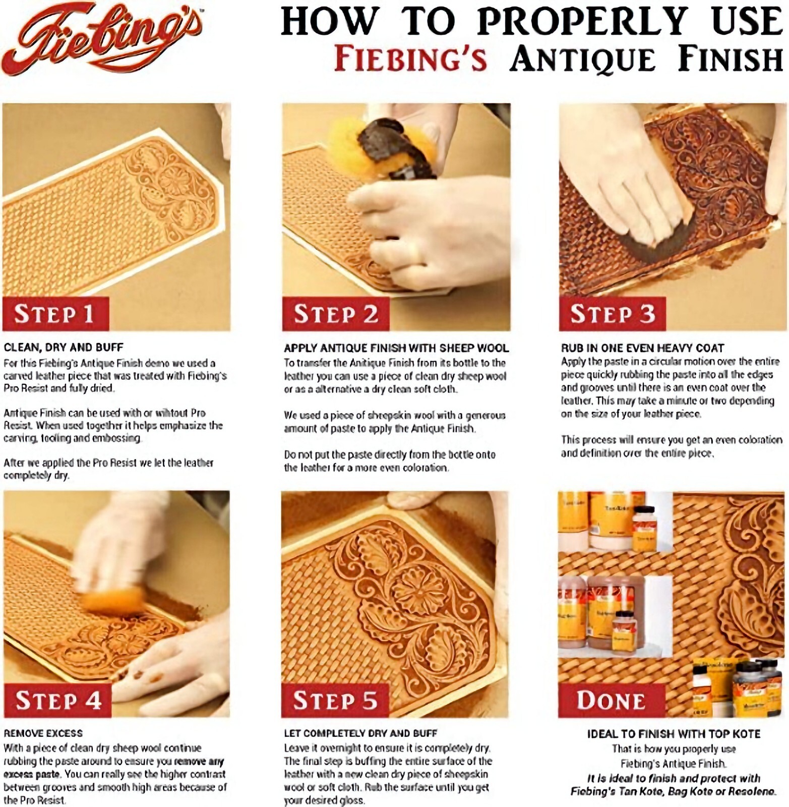 Fiebing’s Antique Finish Cordovan Paste 4 oz. 21980-06