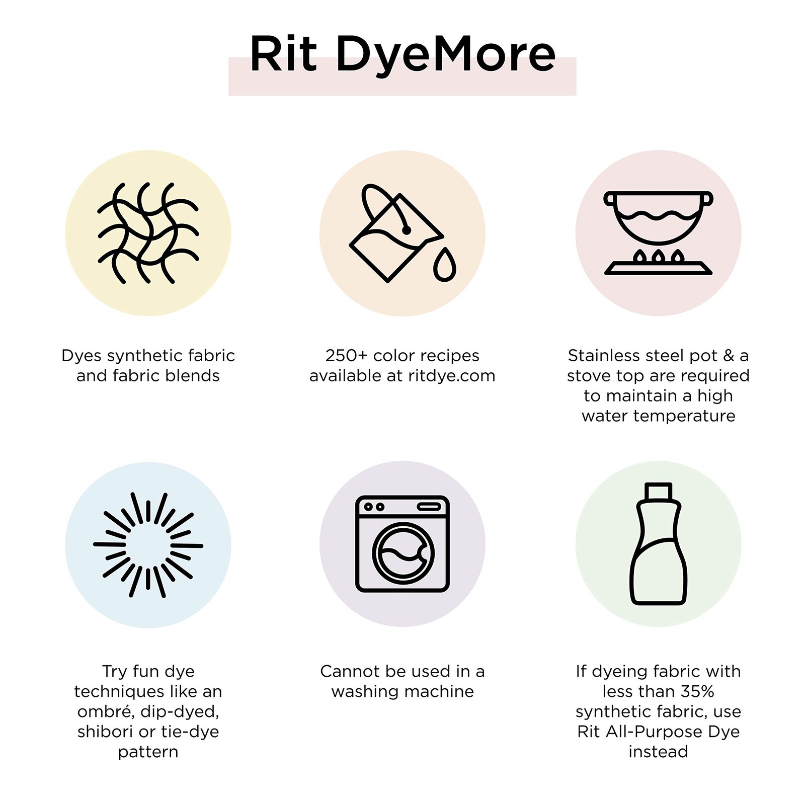 Rit DyeMore Liquid Dye, Racing Red 7 Fl Oz (Pack of 1),