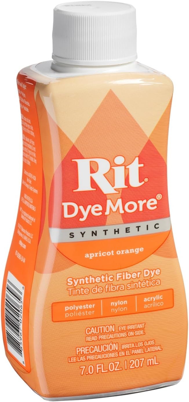 Rit DyeMore Liquid Dye, Apricot Orange 7 Fl Oz Pack of 1