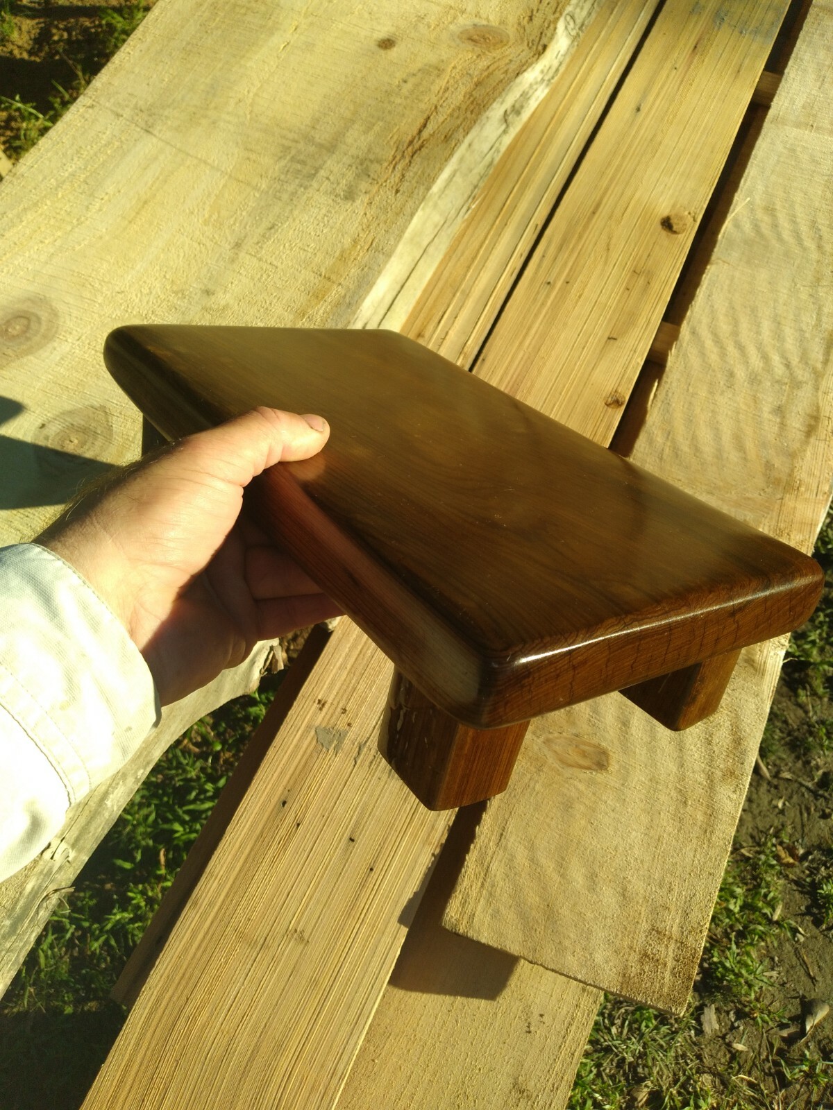 Real Old Growth Sinker Cypress Wood Bonsai Stand Shower Table Returns Accepted!