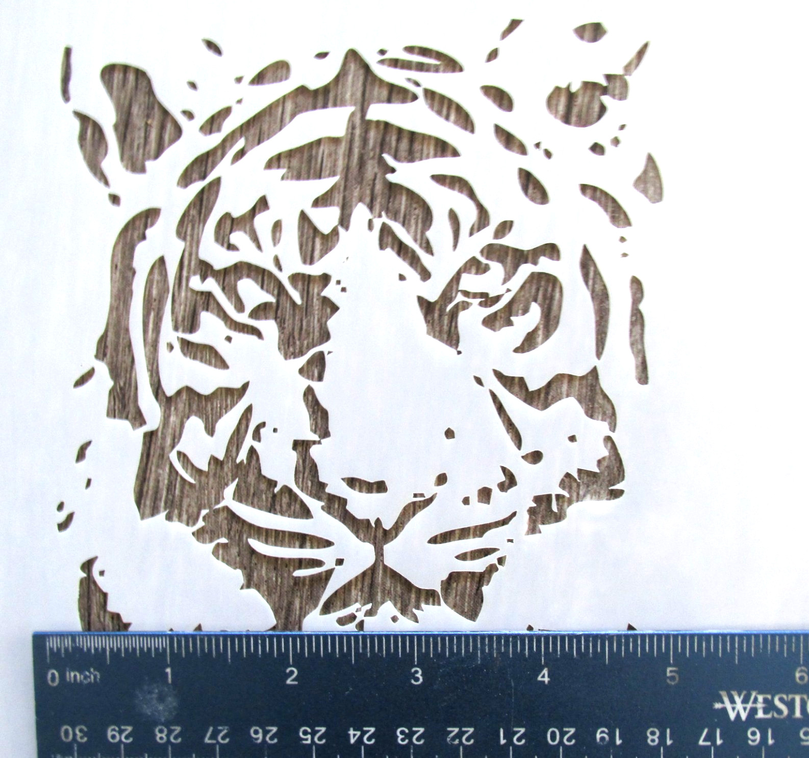 Tiger Reusable Stencil 10 Mil Mylar Tiger Jungle Indonesia