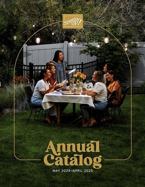 Stampin Up 2024-2025 Annual Catalog New Rubber Stamps Crafts Cards Idea Book