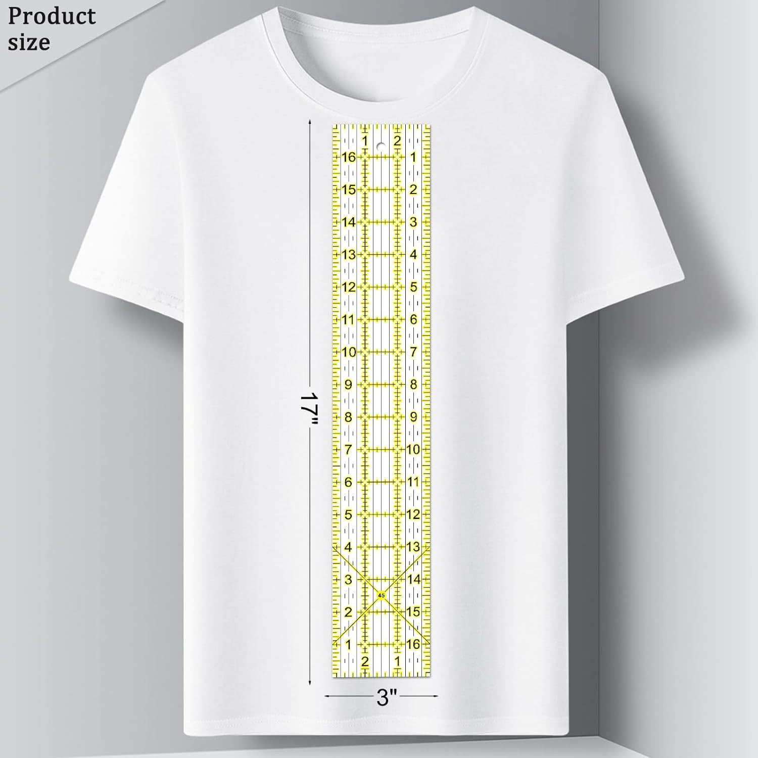 Quilting Rulers, Sewing Ruler, Acrylic Ruler for Sewing and Quilting,Cutting Rul