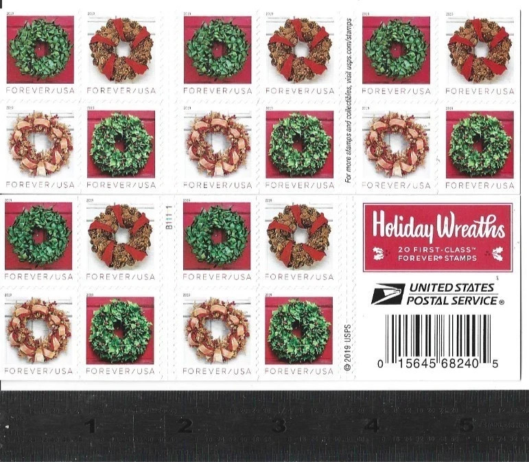 Assorted Christmas designs – 20 per sheet