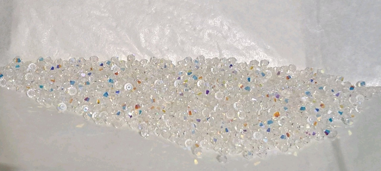4mm Swarovski 5309/1 Crystal Aurore Boreale 10 Gross 1,440 Pieces Austria
