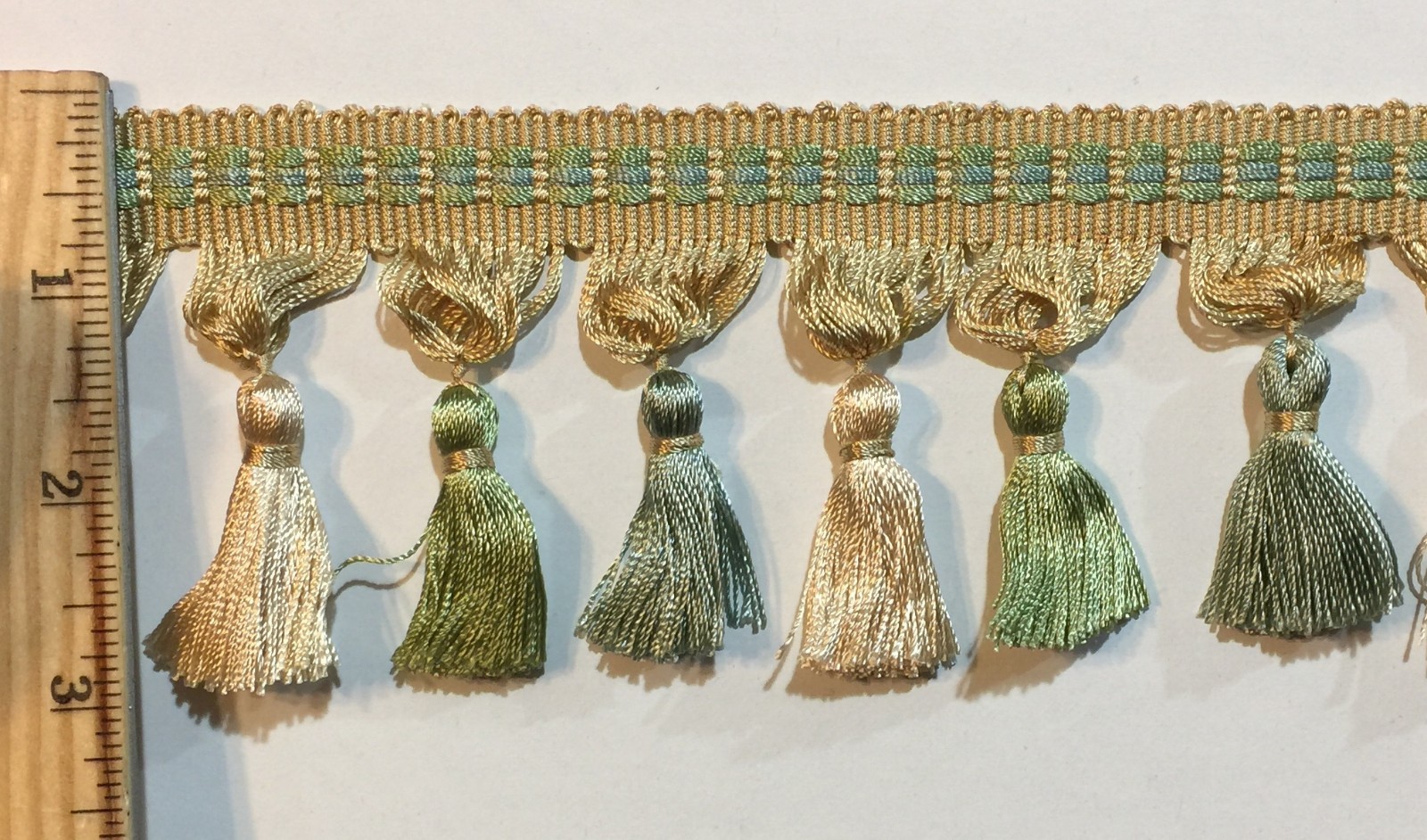 3″ ARISTOCRAT TASSEL FRINGE TRIMMING – 9 CONTINUOUS YARDS!