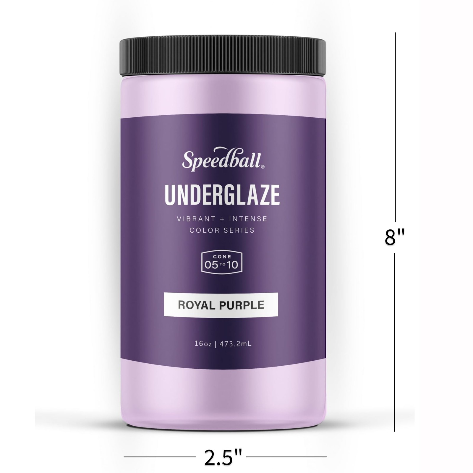 Underglaze Blue Frost 16 oz Lead-Free Color Glaze Pottery Ceramics Cone 05-10