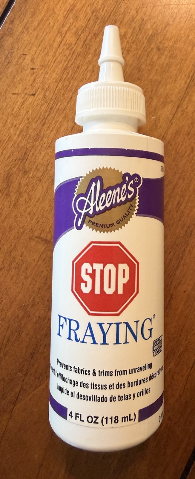 Aleene’s Stop Fraying 4 Oz Brand New!! Sewing Crafting Hack
