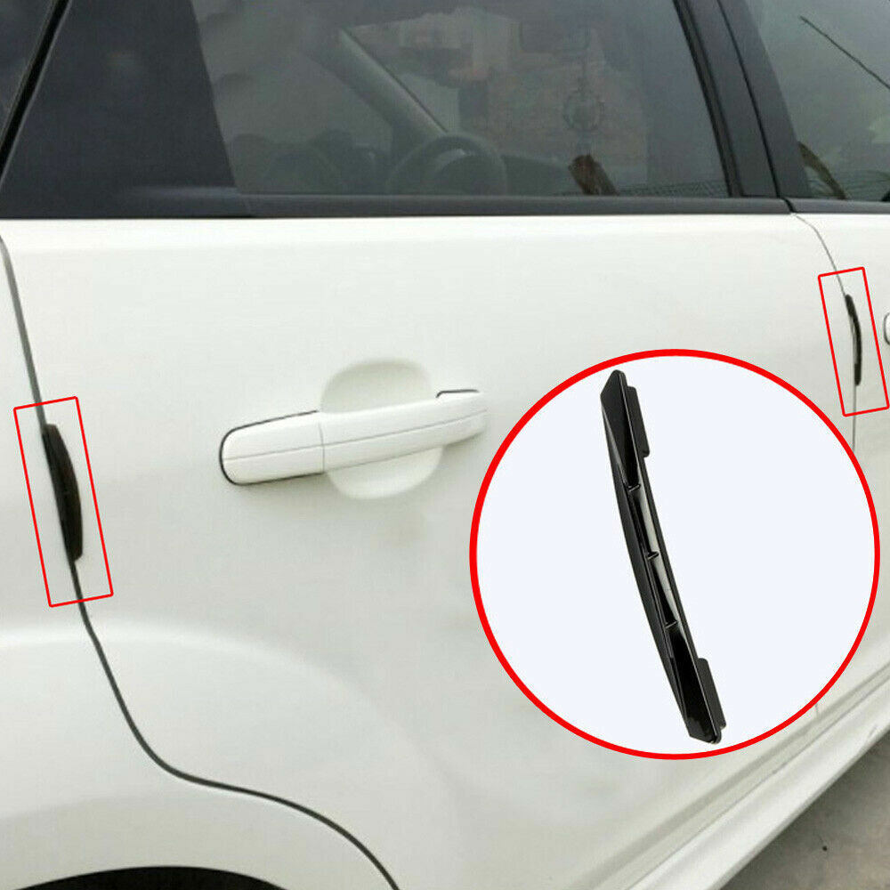 4x Car Door Edge Anti-Scratch Guard Bumper Protector Moulding Strip Accessories
