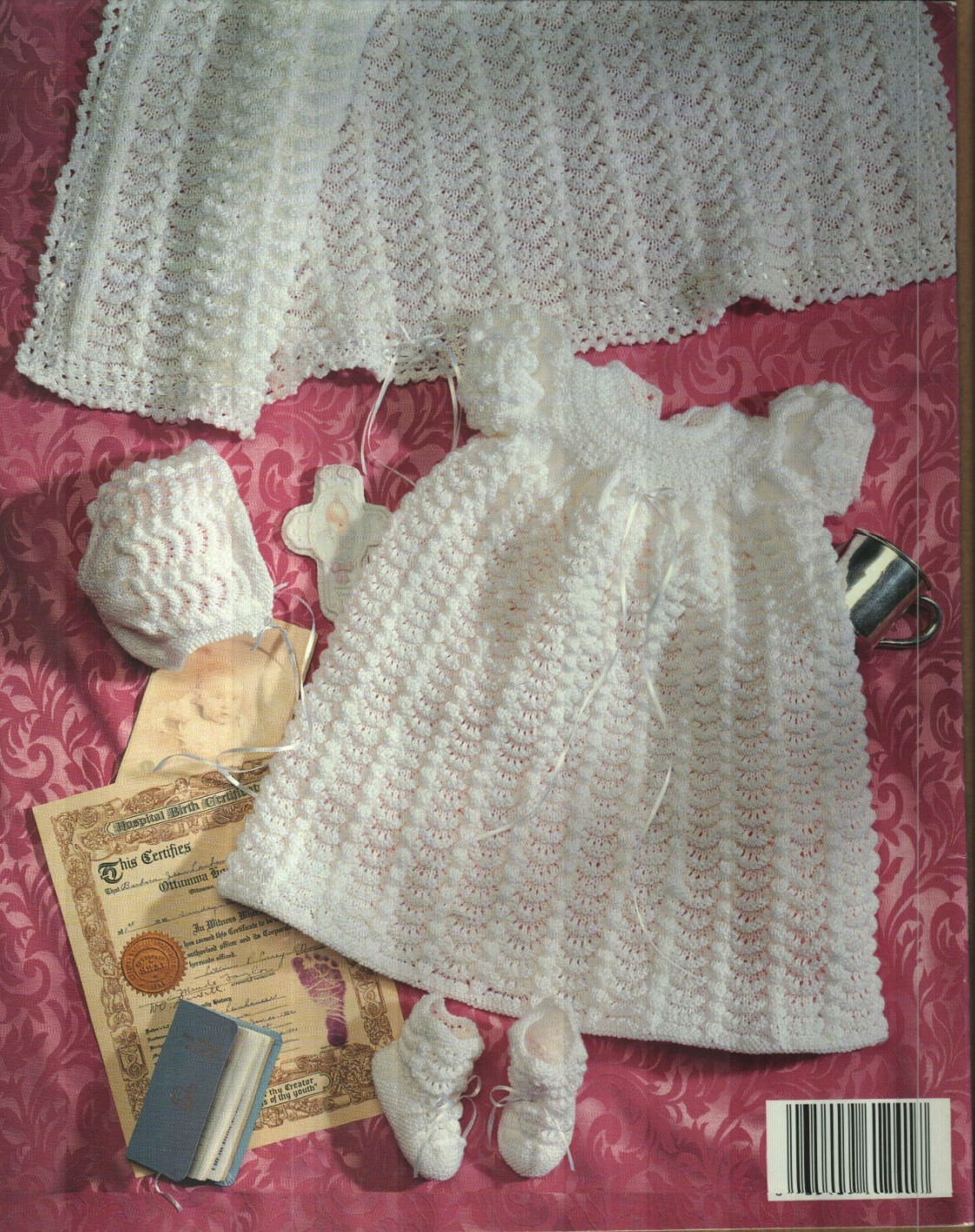 NEW PRECIOUS HEIRLOOM CHRISTENING SETS 0-3 MONTHS KNIT & CROCHET PATTERN BOOK