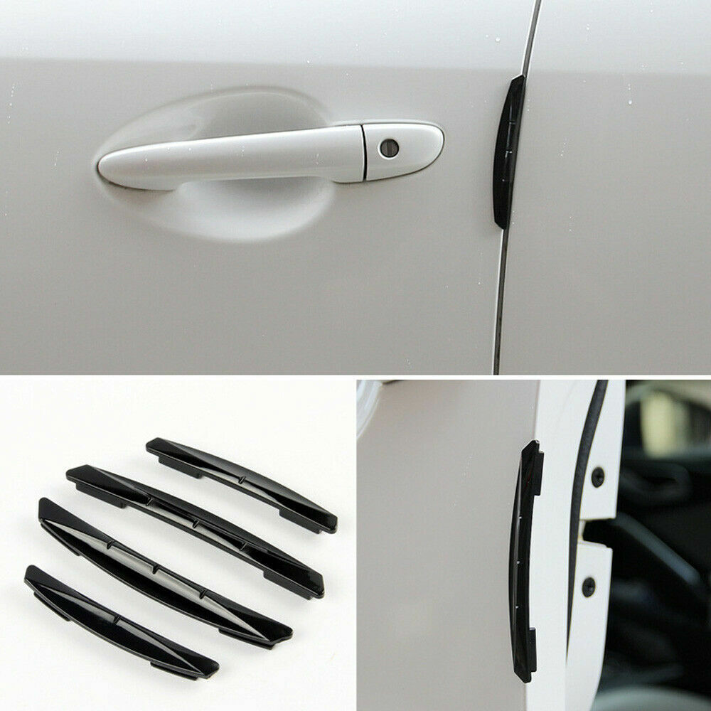 4x Car Door Edge Anti-Scratch Guard Bumper Protector Moulding Strip Accessories