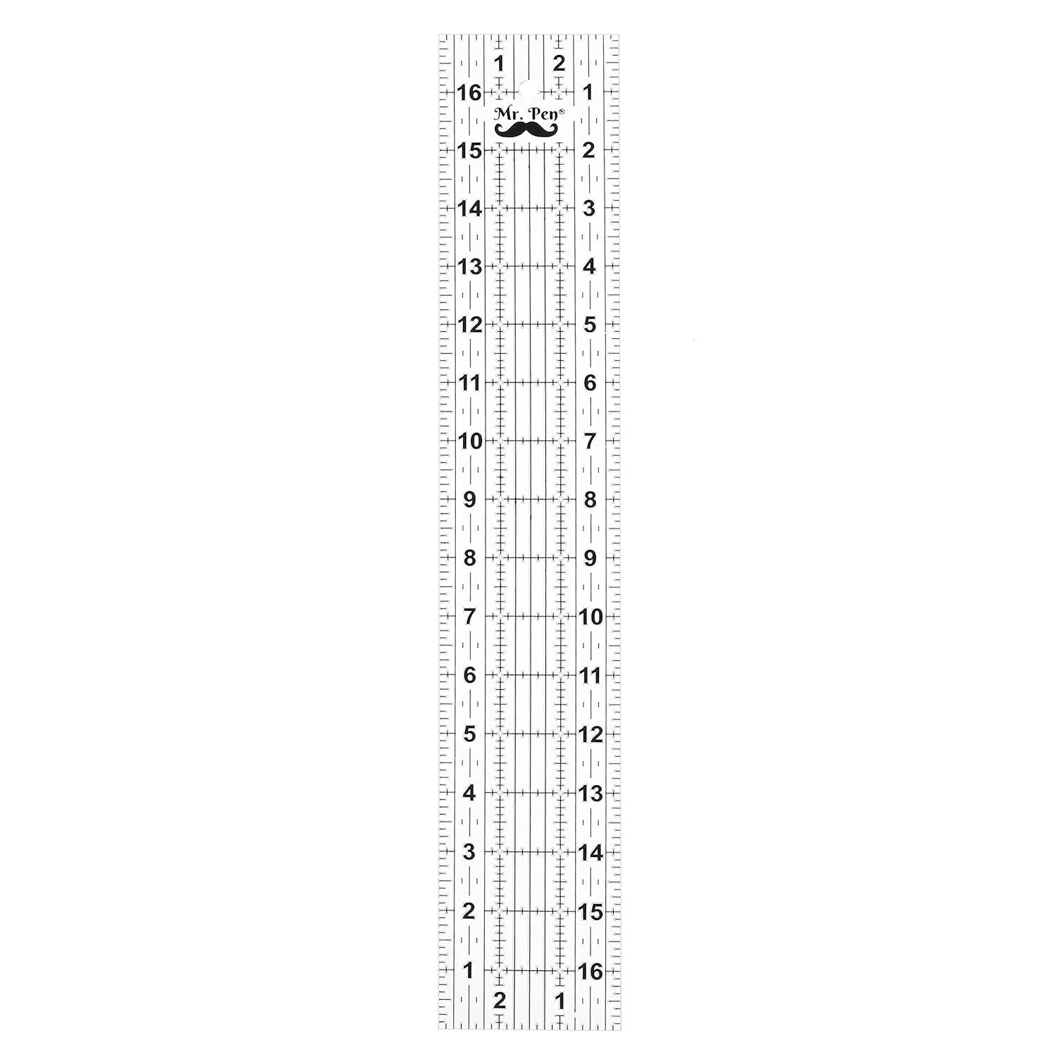 3 x 17 Inch Non-Slip Acrylic Quilting Ruler for Precision Sewing Projects