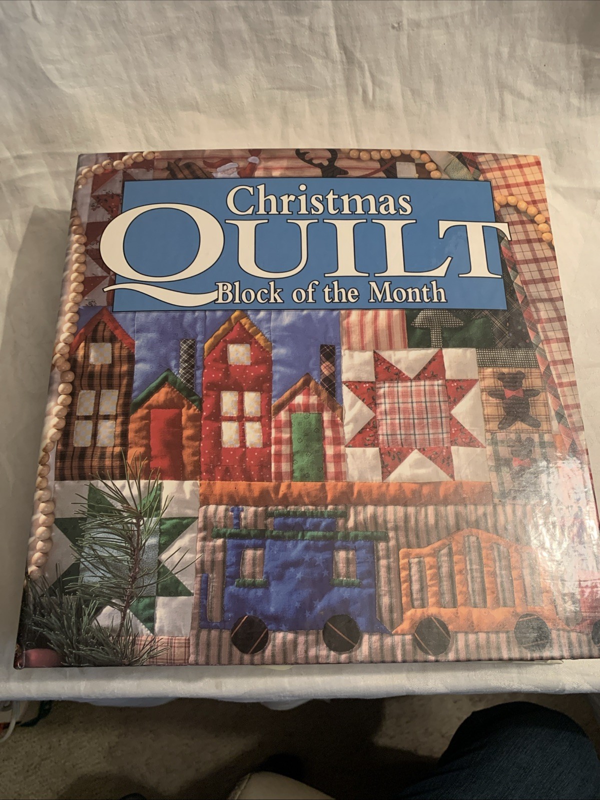 Christmas Quilt Block of Month Book Oxmoor House Ring-Bound Blocks 1-36 Sewing