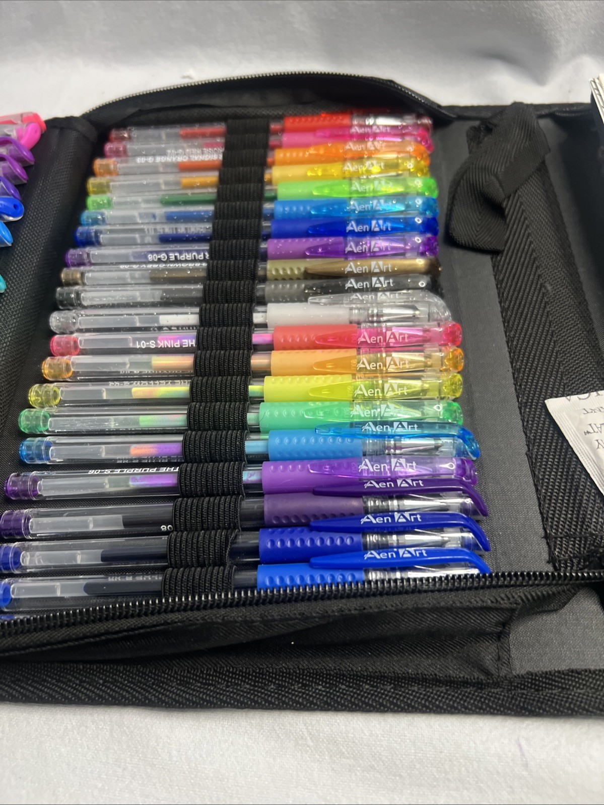 Gel Pens for Adult Coloring Books 160 Pack Artist Colored Gel Pen & Extras D3