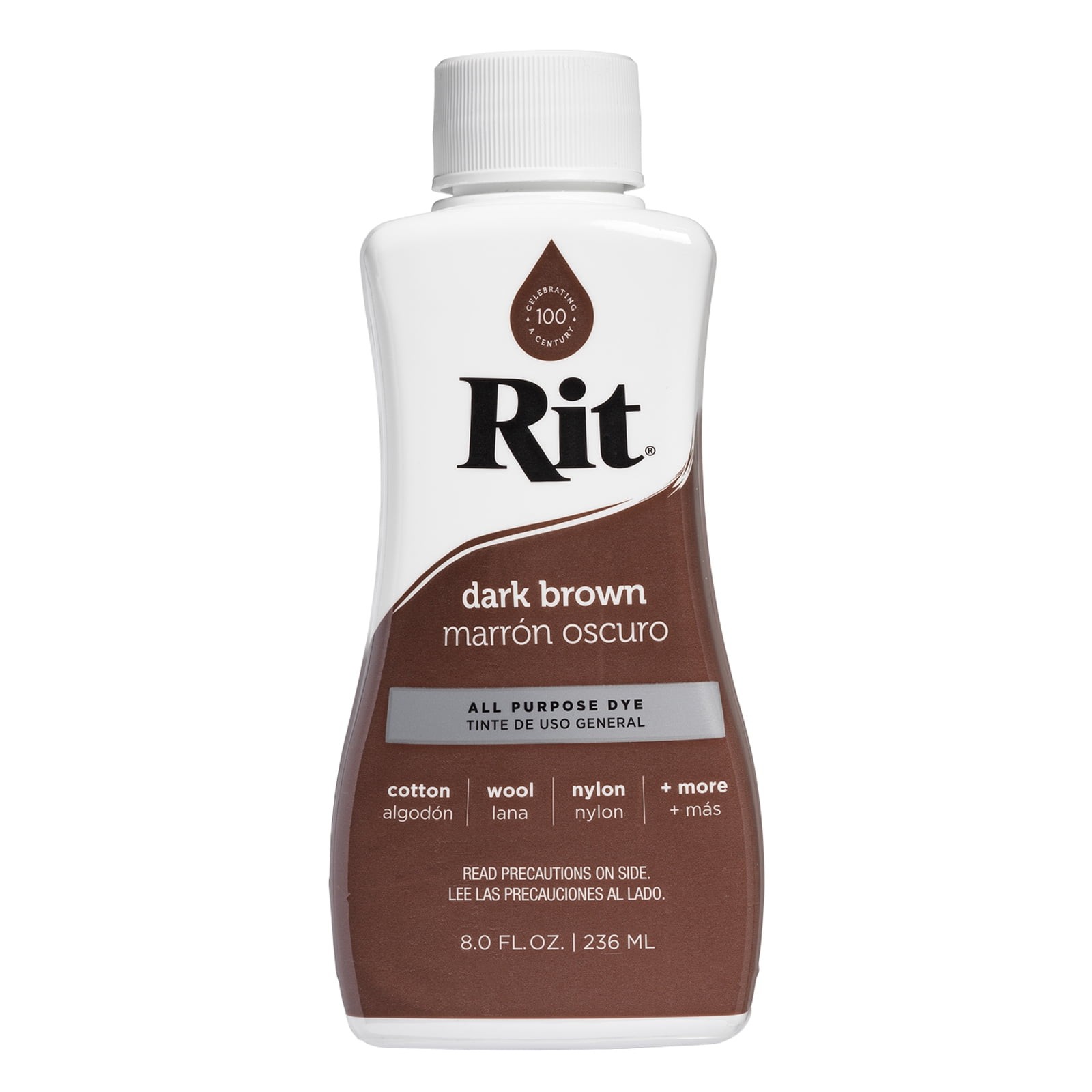Rit All-Purpose Liquid Dye, Dark Brown 8 Fl Oz