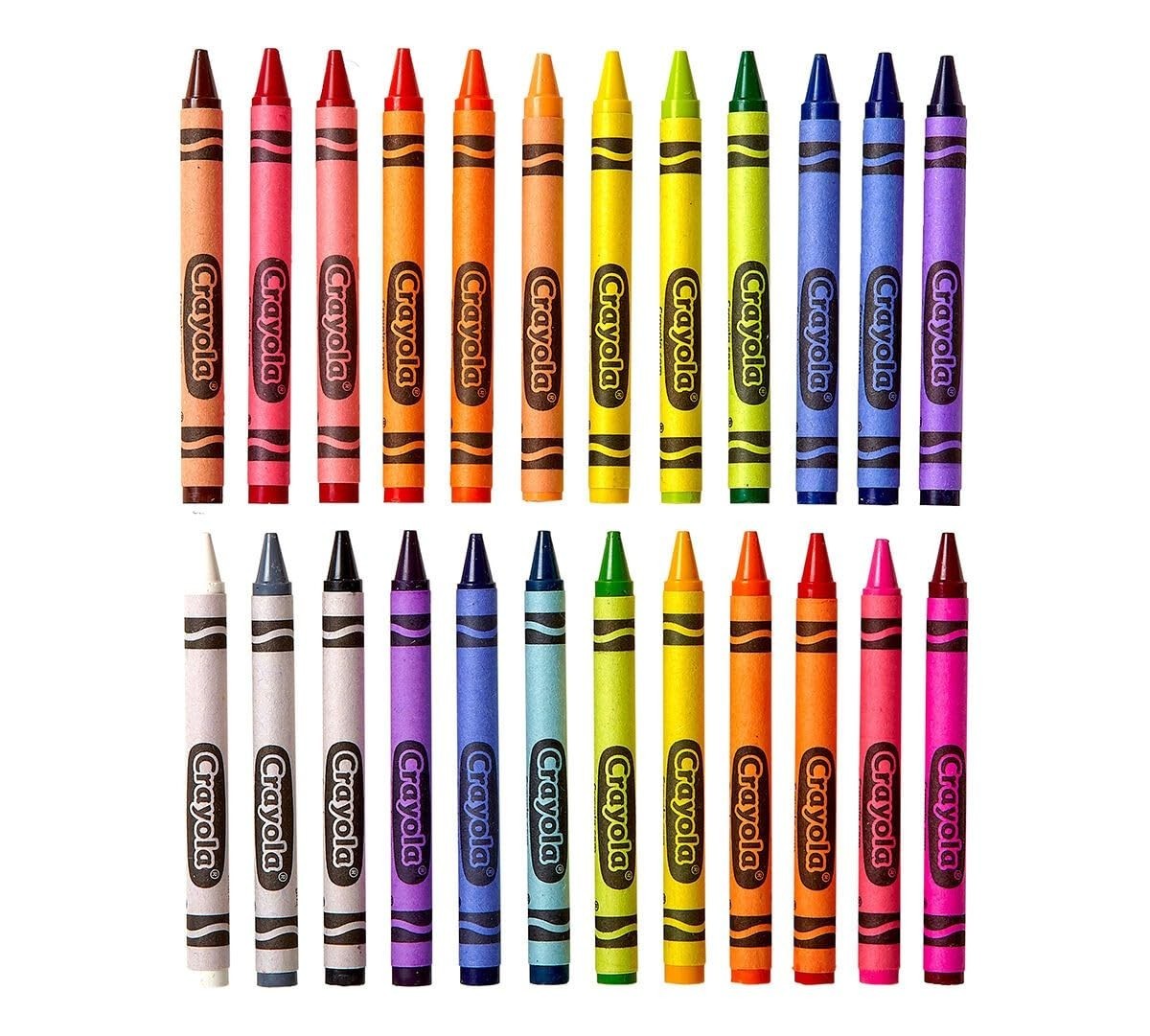 Crayola Crayons 24 Count Classic Colors Set – Durable, Non-Toxic, Art Supplies
