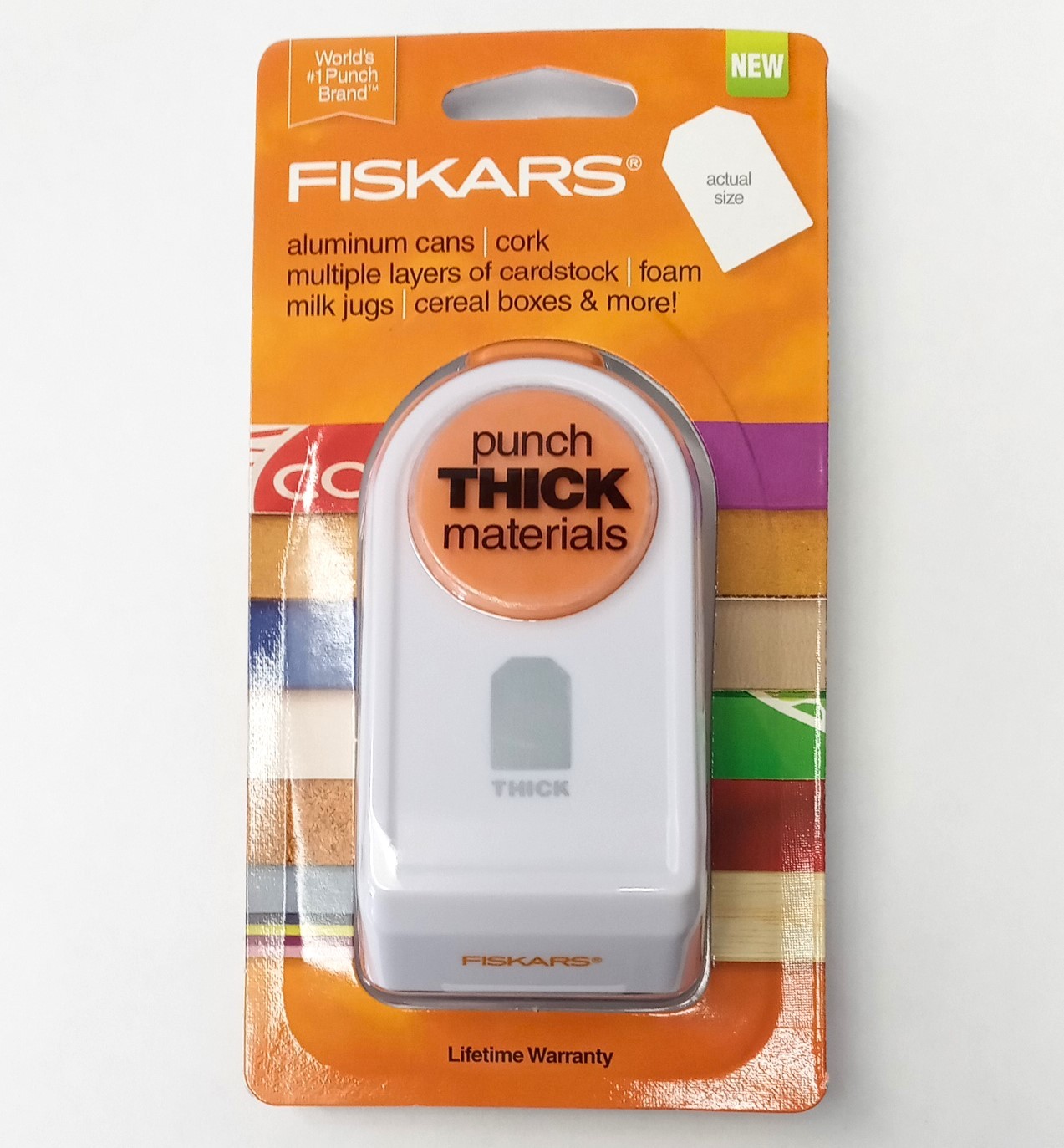 Fiskars Punch Thick Tag 1″ Crafting Punch 109130