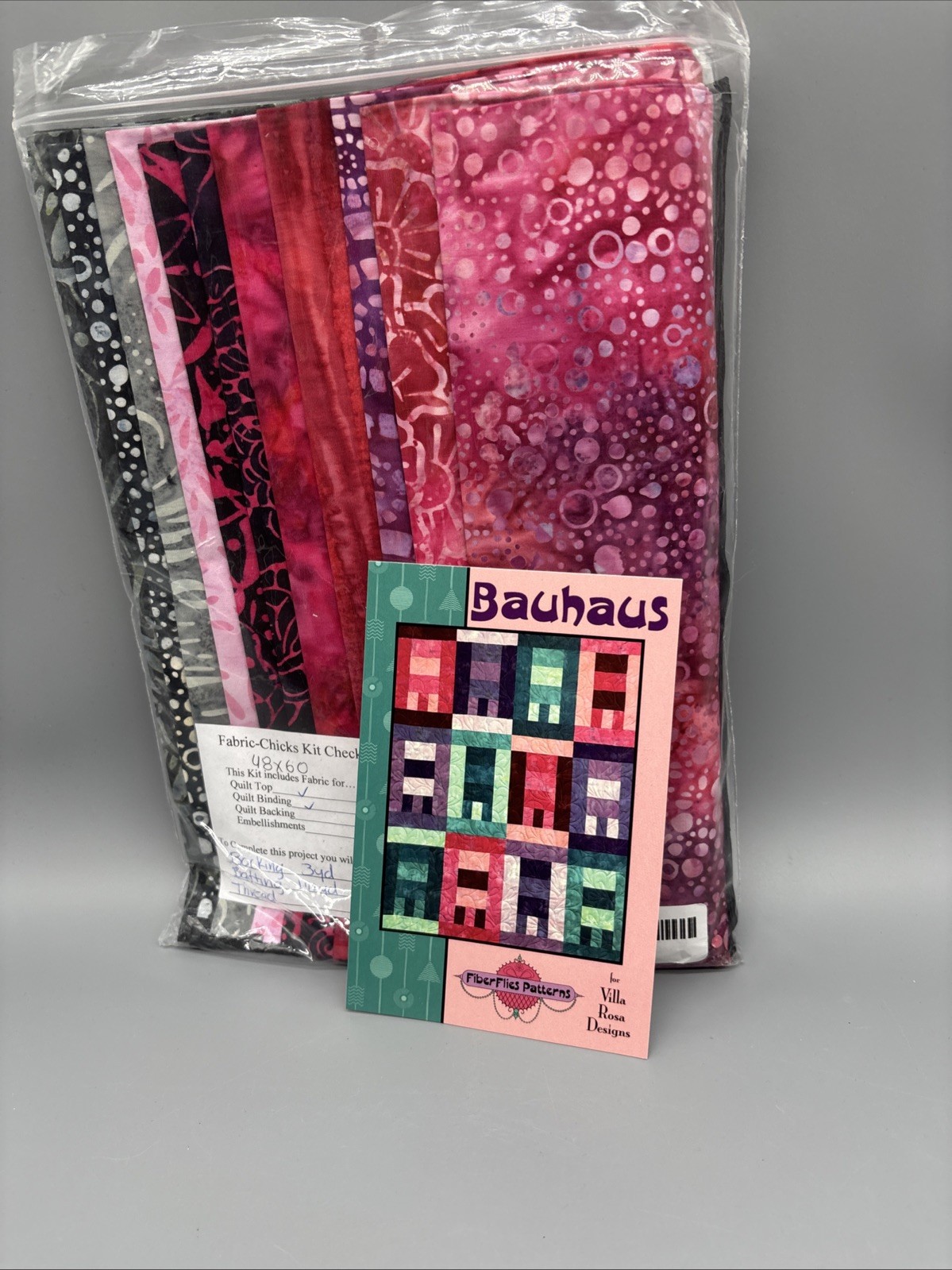 Villa Rosa Designs Bauhaus Quilt Kit 48” X 60”