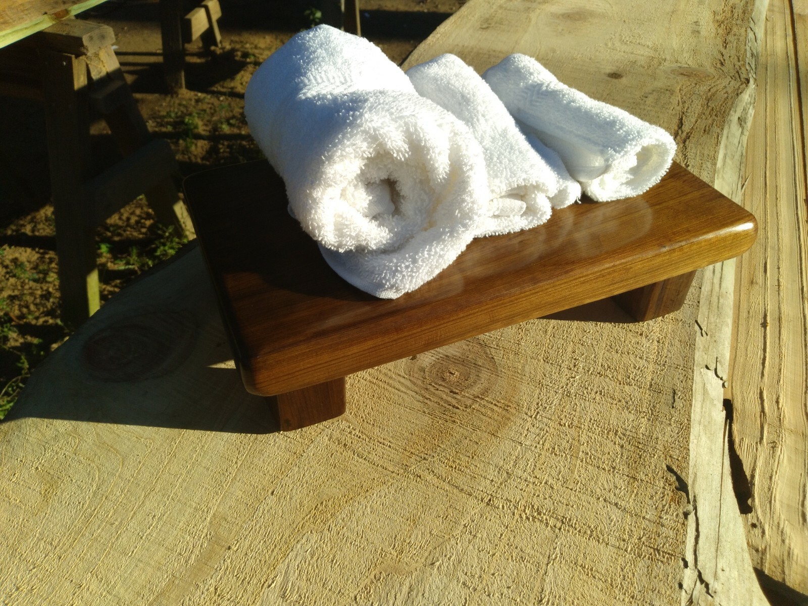 Real Old Growth Sinker Cypress Wood Bonsai Stand Shower Table Returns Accepted!