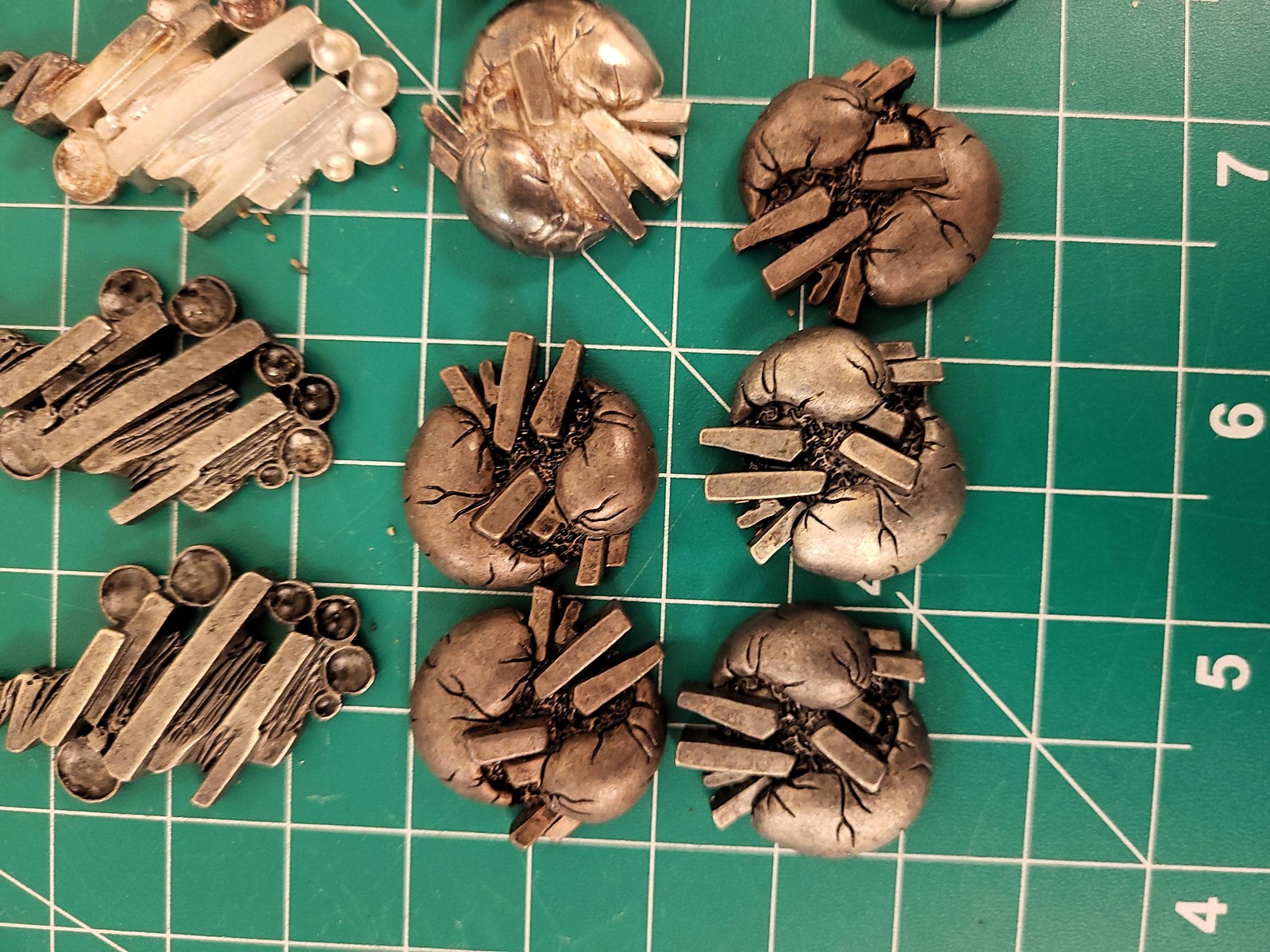 Lot 29 Metal Pendants Abstract Charms Bulk Jewelry Making Supplies Gold Silver