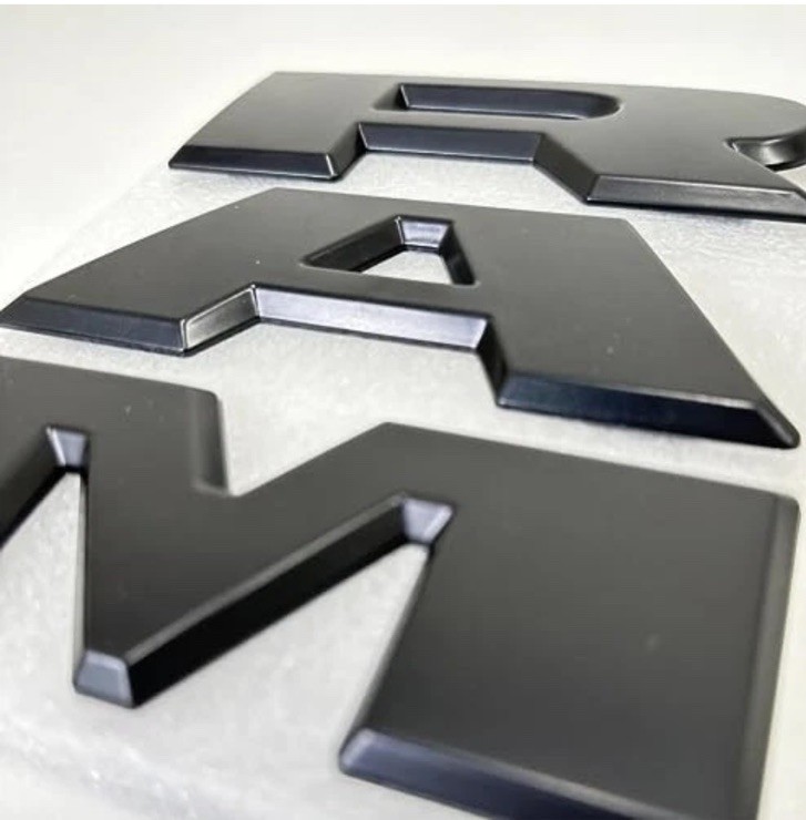 2019-2023 RAM 1500 Black Grille Emblem | Stylish Truck Badge Logo