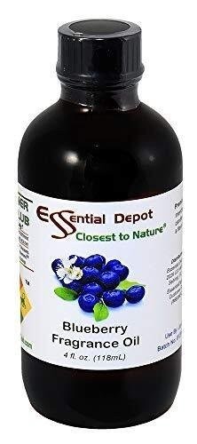 Blueberry Fragrance Oil – 4 oz – Supplied in 4 oz. Amber Glass Bottle with Black