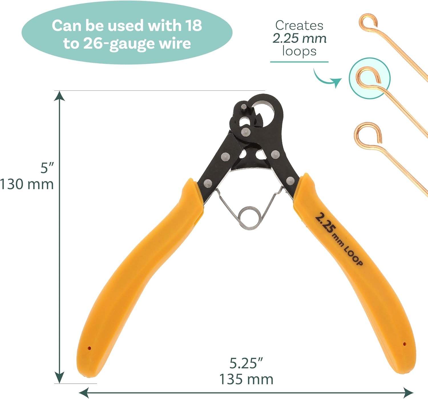 The Beadsmith One Step Looper Tool 2.25mm Wire Loop Maker for Jewelry Craft