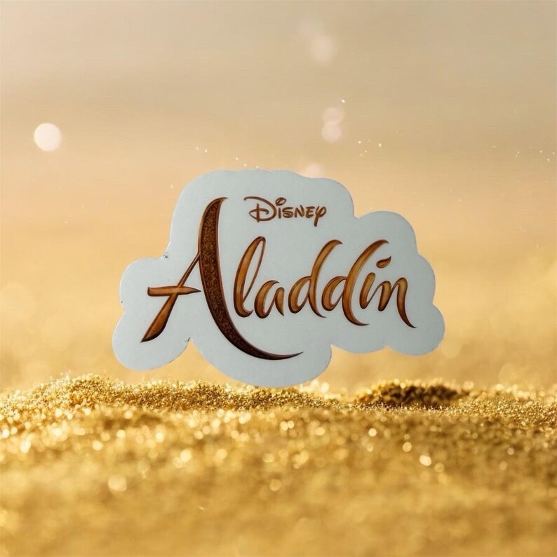 Sticker Pack | Aladdin | Jasmine | Genie | Clear