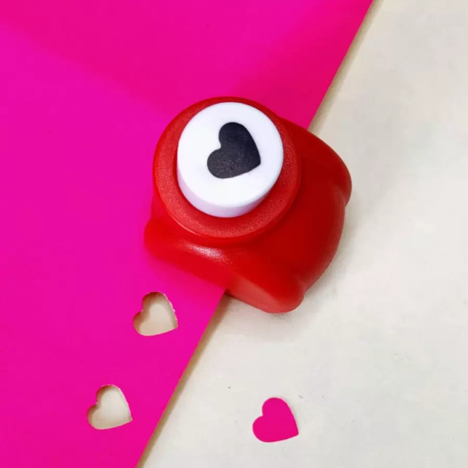 1pc Heart Punch Heart Shaped Hole Punch for Weddings, Scrapbooking, Card Making