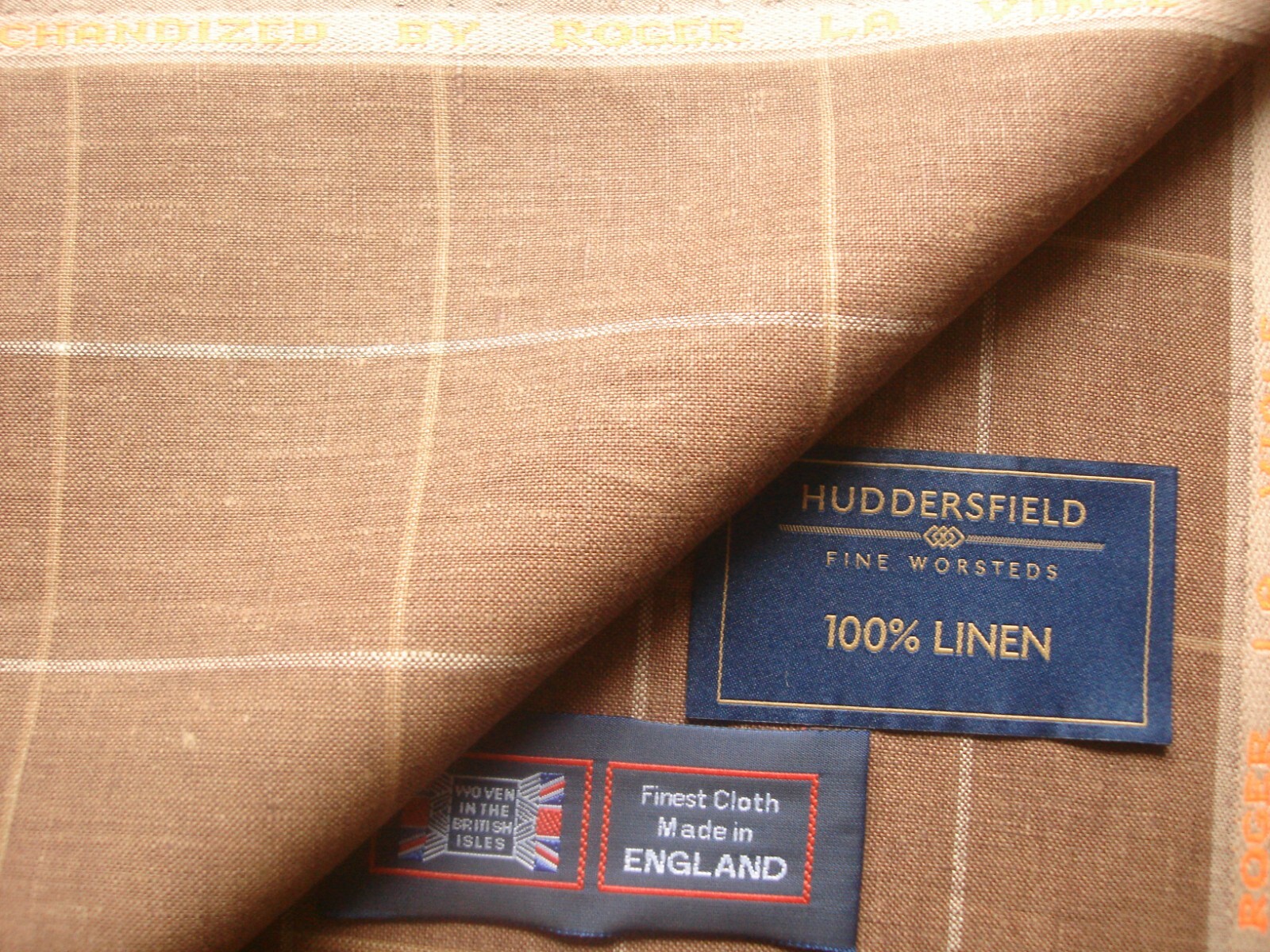 KITON WOOL JACKETING FABRIC “Vintage” MADE IN SCOTLAND FOR kiton – 2.0 m