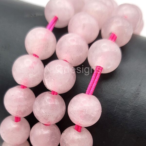 Natural Genuine Large Hole Loose Round Gemstone Stone Beads Big Hole Gem for DIY