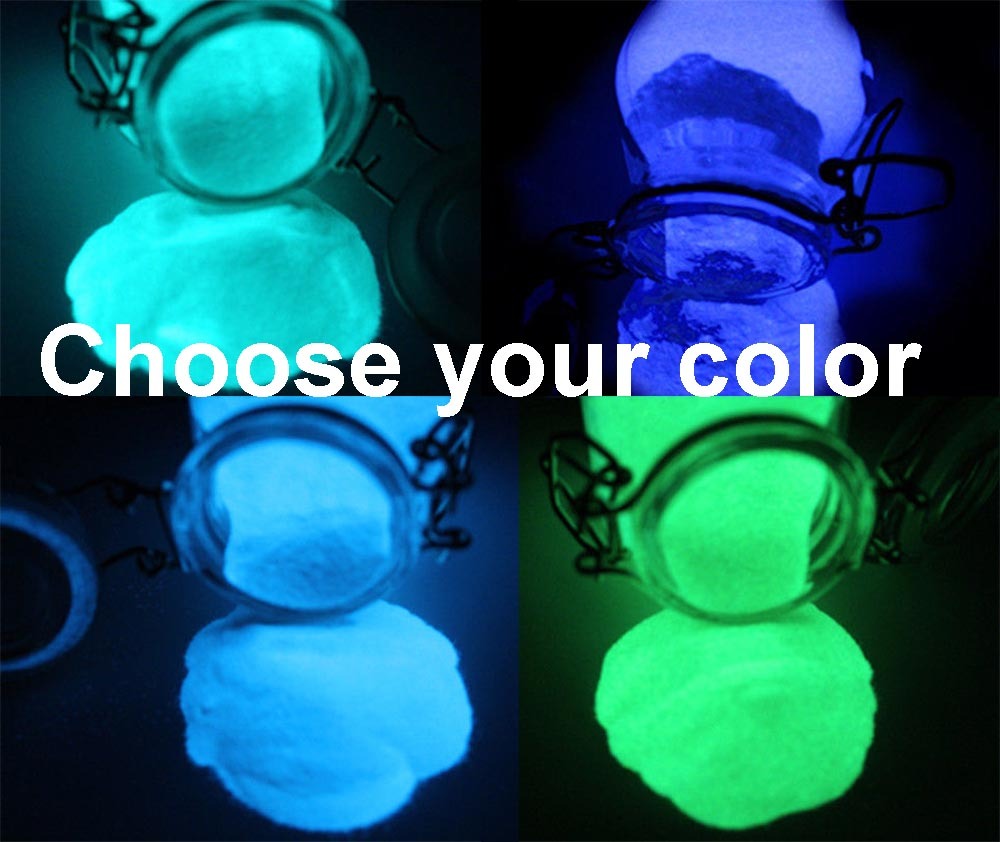 GLOW IN THE DARK Pigment Powder Acrylic Nail Art Casting Resin, Power Coating